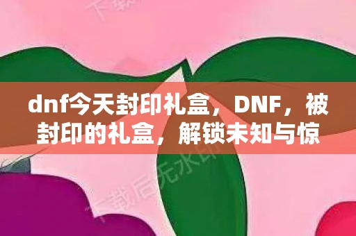 dnf今天封印礼盒，DNF，被封印的礼盒，解锁未知与惊喜