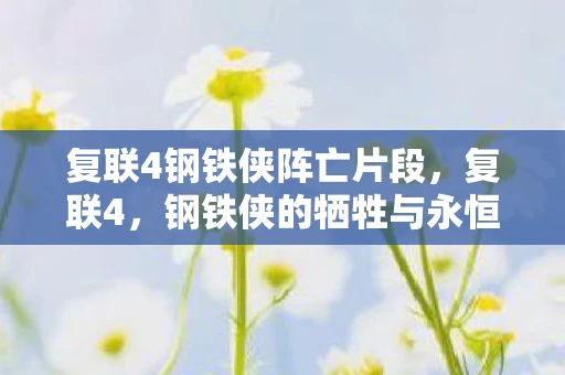 复联4钢铁侠阵亡片段，复联4，钢铁侠的牺牲与永恒的英雄精神