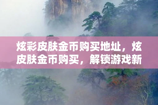 炫彩皮肤金币购买地址，炫皮肤金币购买，解锁游戏新体验，还是消费陷阱？