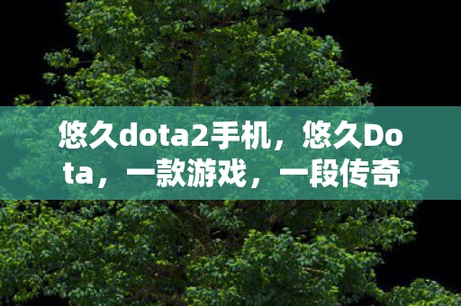 悠久dota2手机，悠久Dota，一款游戏，一段传奇