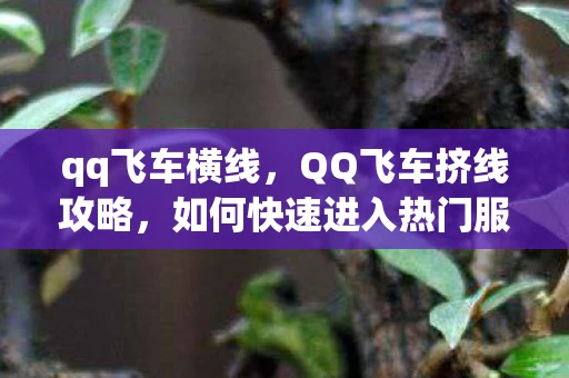 qq飞车横线，QQ飞车挤线攻略，如何快速进入热门服务器