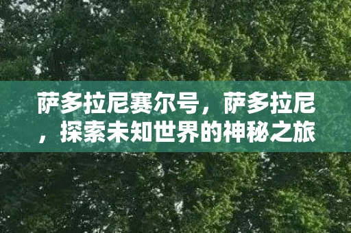 萨多拉尼赛尔号，萨多拉尼，探索未知世界的神秘之旅