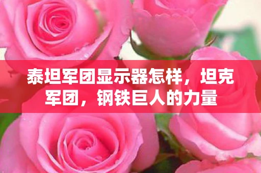 泰坦军团显示器怎样，坦克军团，钢铁巨人的力量