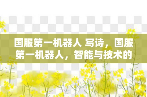 国服第一机器人 写诗，国服第一机器人，智能与技术的完美融合