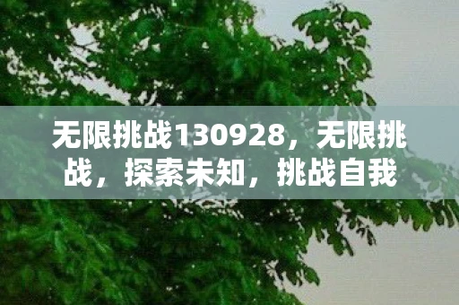 无限挑战130928，无限挑战，探索未知，挑战自我