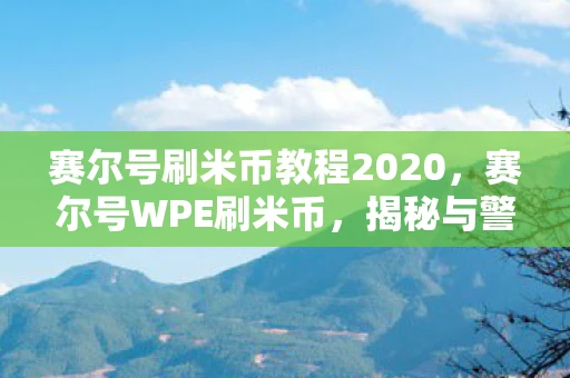 赛尔号刷米币教程2020，赛尔号WPE刷米币，揭秘与警示