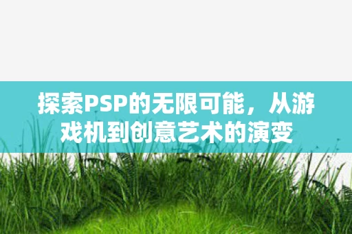 探索PSP的无限可能，从游戏机到创意艺术的演变