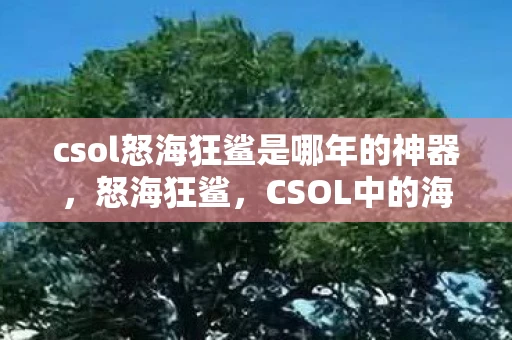 csol怒海狂鲨是哪年的神器，怒海狂鲨，CSOL中的海洋霸主