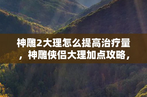 神雕2大理怎么提高治疗量，神雕侠侣大理加点攻略，打造最强武侠角色