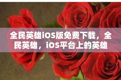 全民英雄iOS版免费下载，全民英雄，iOS平台上的英雄养成之旅