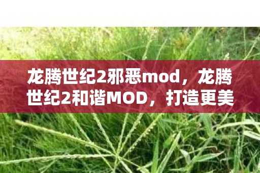 龙腾世纪2邪恶mod，龙腾世纪2和谐MOD，打造更美好的游戏体验