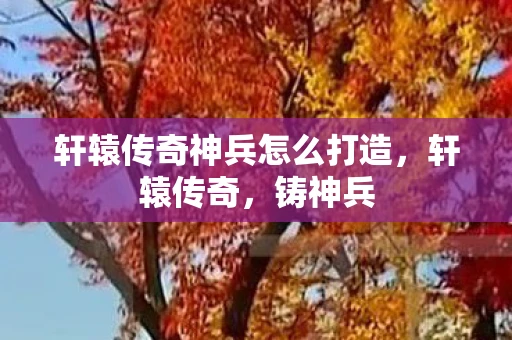 轩辕传奇神兵怎么打造，轩辕传奇，铸神兵