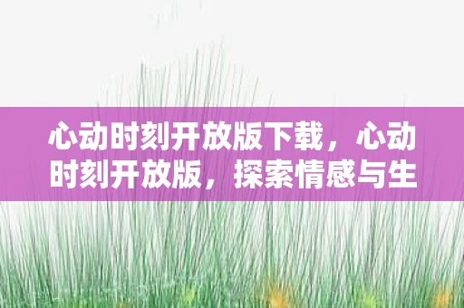 心动时刻开放版下载,心动时刻开放版,探索情感与生活的无限可能 心动时刻开放版下载,心动时刻开放版,探索情感与生活的无限可能