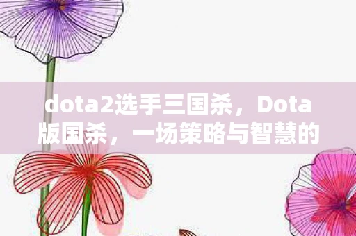 dota2选手三国杀，Dota版国杀，一场策略与智慧的盛宴