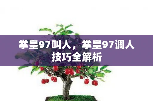 拳皇97叫人，拳皇97调人技巧全解析