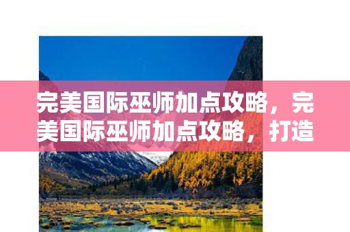 完美国际巫师加点攻略，完美国际巫师加点攻略，打造高效战斗力的巫师