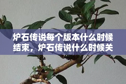 炉石传说每个版本什么时候结束，炉石传说什么时候关服？