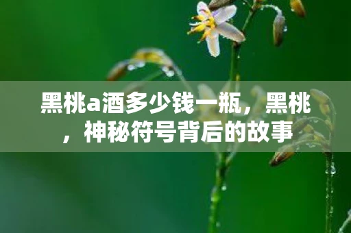 黑桃a酒多少钱一瓶，黑桃，神秘符号背后的故事