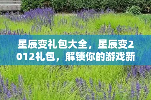 星辰变礼包大全，星辰变2012礼包，解锁你的游戏新体验