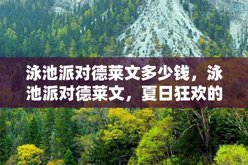 泳池派对德莱文多少钱，泳池派对德莱文，夏日狂欢的泳池新宠