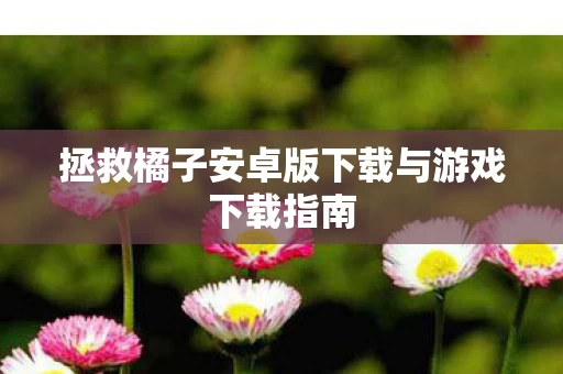 拯救橘子安卓版下载与游戏下载指南图片