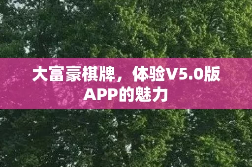 0版APP的魅力图片