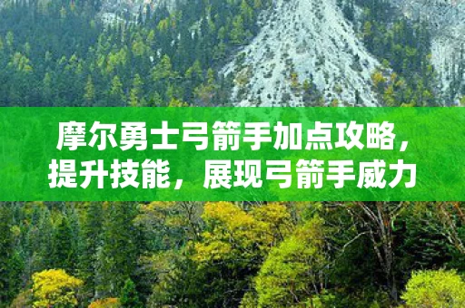 摩尔勇士弓箭手加点攻略图片
