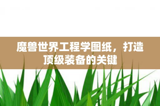 魔兽世界工程学图纸图片