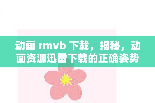动画 rmvb 下载，揭秘，动画资源迅雷下载的正确姿势