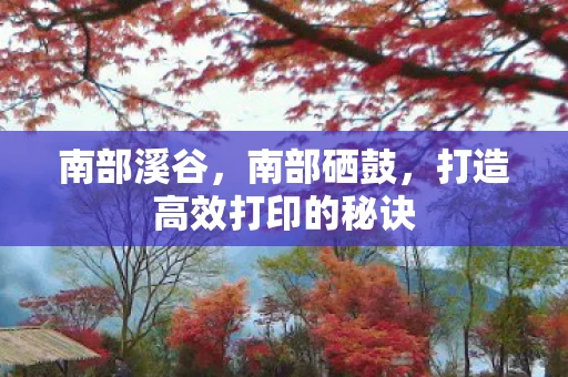南部溪谷，南部硒鼓，打造高效打印的秘诀