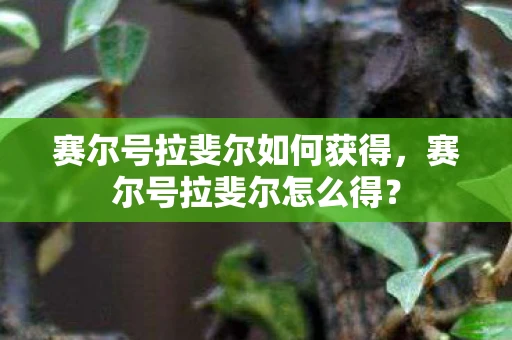 赛尔号拉斐尔如何获得，赛尔号拉斐尔怎么得？