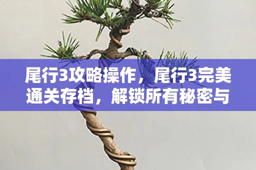 尾行3攻略操作，尾行3完美通关存档，解锁所有秘密与技巧