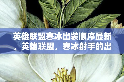 英雄联盟寒冰出装顺序最新，英雄联盟，寒冰射手的出装顺序与策略