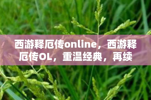 西游释厄传online，西游释厄传OL，重温经典，再续西游传奇