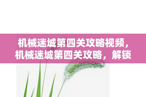 机械迷城第四关攻略视频，机械迷城第四关攻略，解锁谜题，探索未知