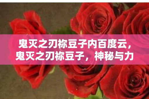 鬼灭之刃祢豆子内百度云，鬼灭之刃祢豆子，神秘与力量的交织