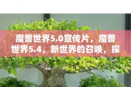 魔兽世界5.0宣传片，魔兽世界5.4，新世界的召唤，探索未知的冒险