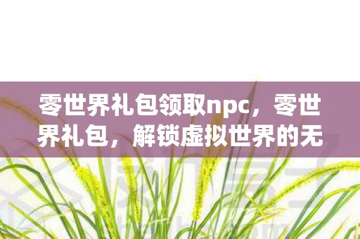 零世界礼包领取npc，零世界礼包，解锁虚拟世界的无限可能