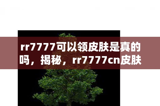 rr7777可以领皮肤是真的吗，揭秘，rr7777cn皮肤的背后故事与独特魅力