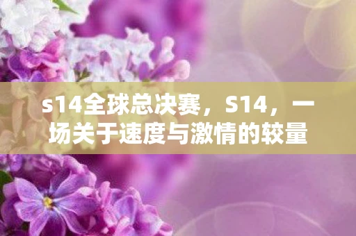 s14全球总决赛，S14，一场关于速度与激情的较量
