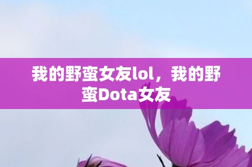 我的野蛮女友lol,我的野蛮Dota女友 我的野蛮女友lol,我的野蛮Dota女友