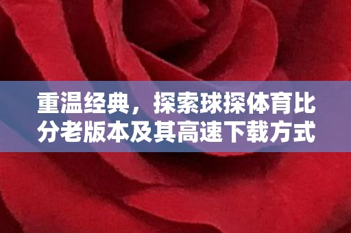 探索球探体育比分老版本及其高速下载方式图片