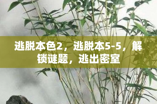 逃脱本色2,逃脱本5-5,解锁谜题,逃出密室 逃脱本色2,逃脱本5-5,解锁谜题,逃出密室