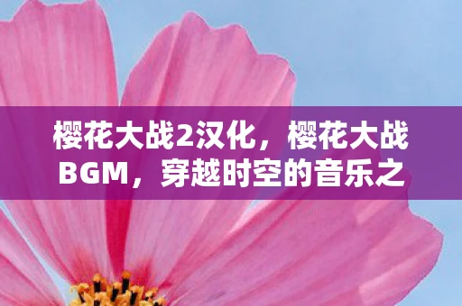 樱花大战2汉化，樱花大战BGM，穿越时空的音乐之旅