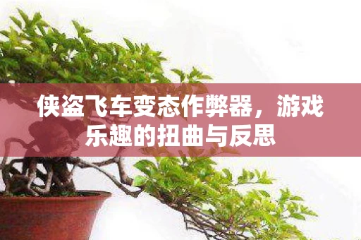 侠盗飞车变态作弊器，游戏乐趣的扭曲与反思