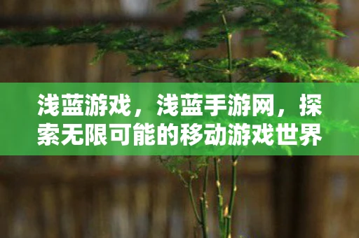 浅蓝游戏，浅蓝手游网，探索无限可能的移动游戏世界