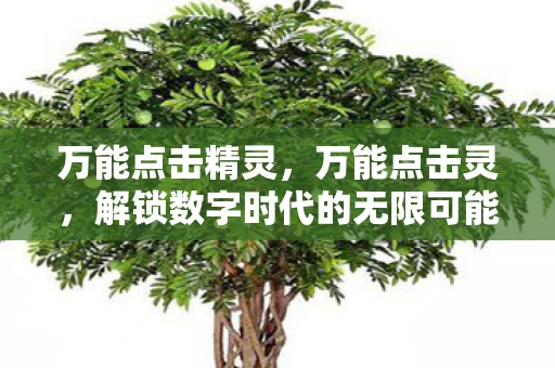 万能点击精灵,万能点击灵,解锁数字时代的无限可能 万能点击精灵,万能点击灵,解锁数字时代的无限可能