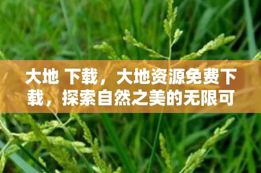 大地 下载，大地资源免费下载，探索自然之美的无限可能
