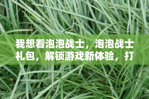 我想看泡泡战士,泡泡战士礼包,解锁游戏新体验,打造个性化角色 我想看泡泡战士,泡泡战士礼包,解锁游戏新体验,打造个性化角色