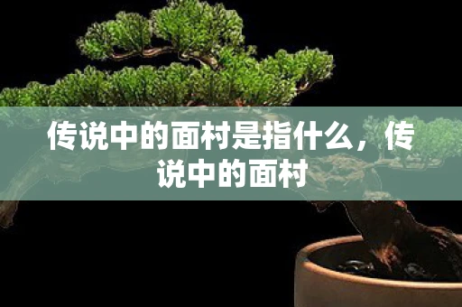 传说中的面村是指什么，传说中的面村